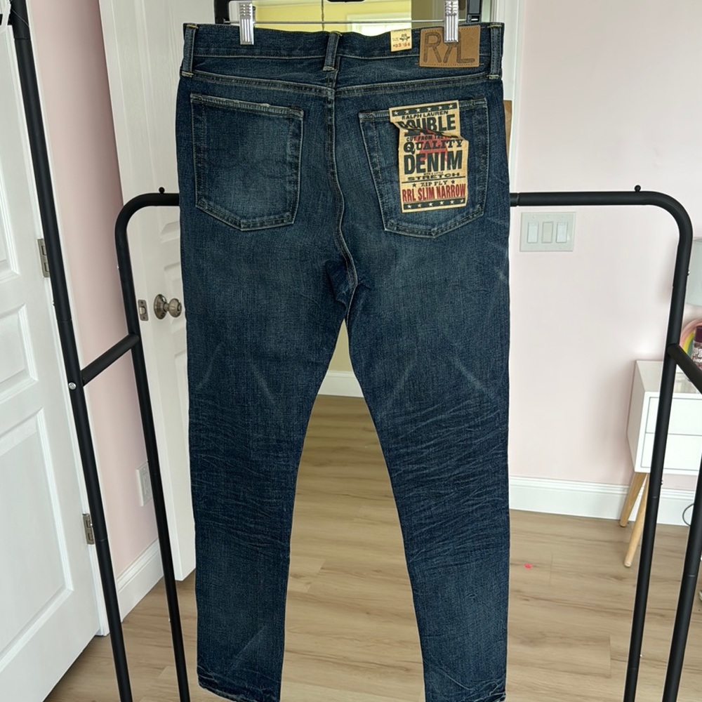 Ralph Lauren Blue Slim Jeans with Rich Indigo Hue - Picture 5 of 7